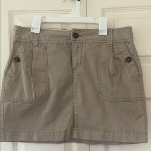 Old Navy tan Button-Front Skirt